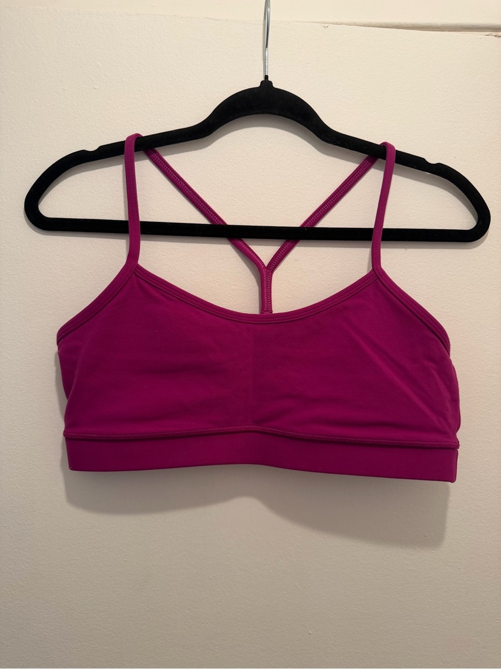 lululemon athletica Deep Pink Strappy Y-Back Sports Bra